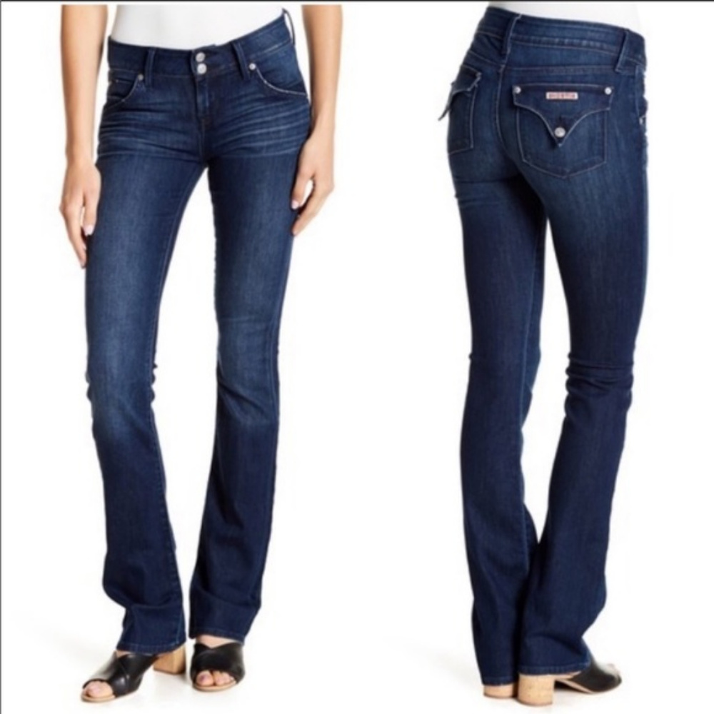 Hudson Beth Baby Boot Jeans Dark Flap Pocket 27